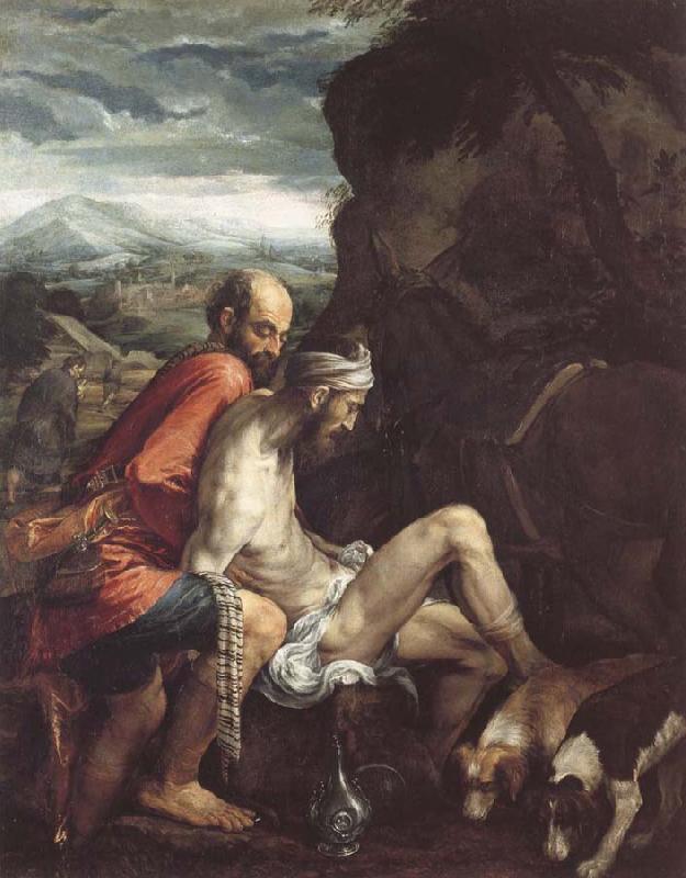 Jacopo Bassano The good Samaritan France oil painting art